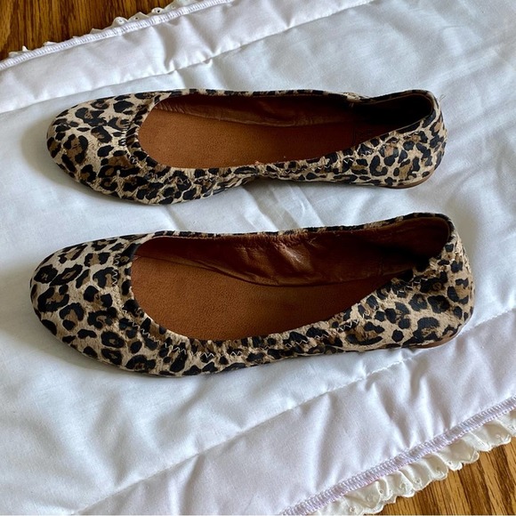 Lucky Brand Shoes - Lucky Brand Leopard Print Ballet Shoes Women’s 6.5 Medium Emmie Style Slip On